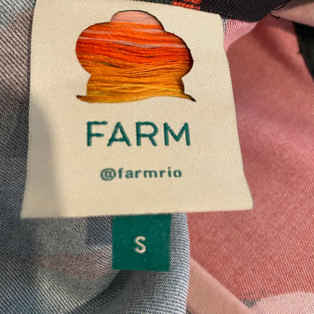 Farm Rio Red Dress Small - Picture 6 of 6